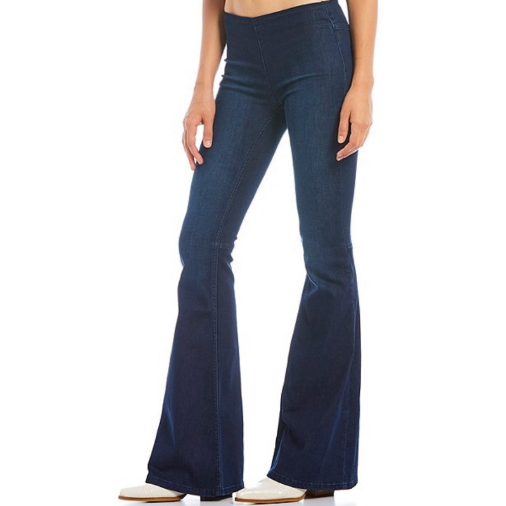 Free People Pull On Flare Jean